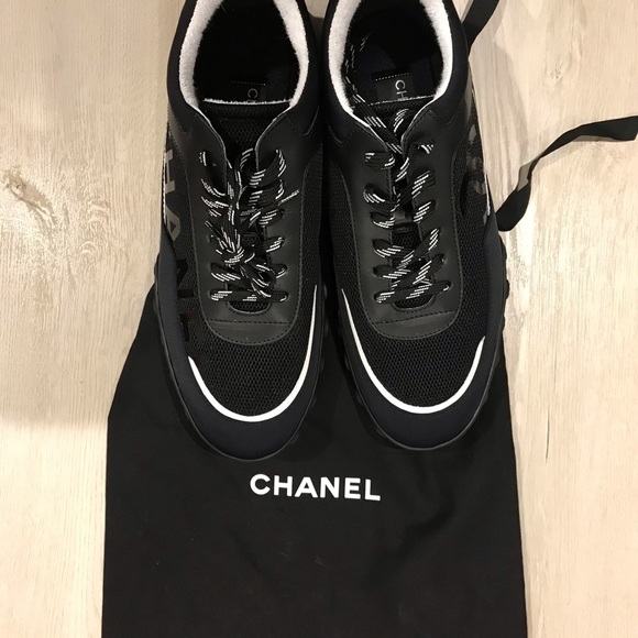 2019 Chanel Mens Sneaker Size 44 - Picture 5 of 8